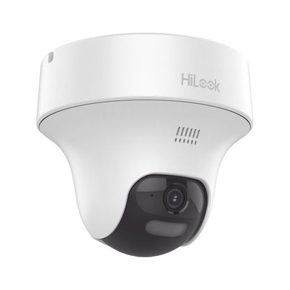 [Audio Bidireccional + Dual Light + ColorVu] Turret PT TURBOHD 2 Megapixel (1080p) / Lente 3.6 mm / 25 mts IR EXIR + 20 mts Luz Blanca / Micrófono y Bocina Integrado / dWDR