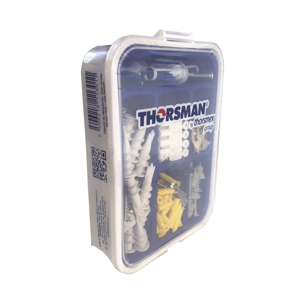 Kit para Sistemas de Fijación en Yeso, Muros Falsos, Tabique hueco, Uso en interiores  (91 piezas)