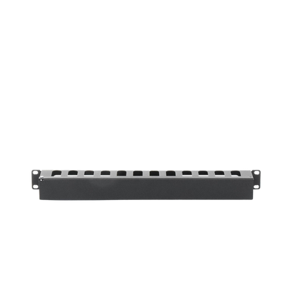 Organizador de cables horizontal de 19", 1UR
