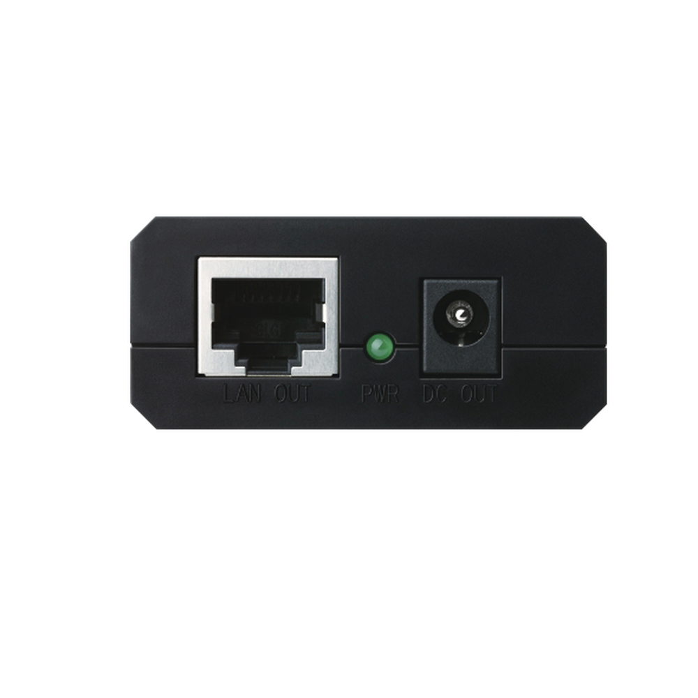 Splitter PoE  (15W) / Potencia de Salida Seleccionable (5 , 9 o 12 Vcc) / 2 puerto 10/100/1000 Mbps / Plug and Play