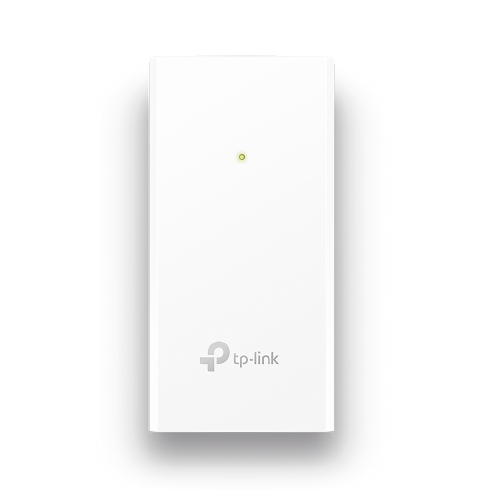 Inyector PoE Pasivo de 24V / 2 puerto 10/100/1000 Mbps / Plug and Play / Montaje en Pared