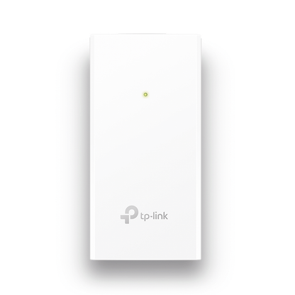 Inyector PoE Pasivo de 24V / 2 puerto 10/100/1000 Mbps / Plug and Play / Montaje en Pared