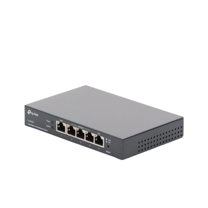 Router Balanceador de Carga Multi-Wan, 1 puerto LAN 10/100 Mbps, 1 puerto WAN 10/100 Mbps, 3 puertos Auto configurables LAN/WAN, Sesiones Concurrentes 10,000 para Pequeña Oficina