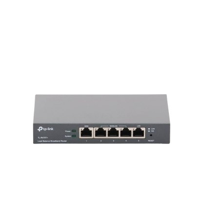 Router Balanceador de Carga Multi-Wan, 1 puerto LAN 10/100 Mbps, 1 puerto WAN 10/100 Mbps, 3 puertos Auto configurables LAN/WAN, Sesiones Concurrentes 10,000 para Pequeña Oficina