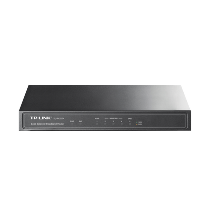 Router Balanceador de Carga Multi-Wan, 1 puerto LAN 10/100 Mbps, 1 puerto WAN 10/100 Mbps, 3 puertos Auto configurables LAN/WAN, Sesiones Concurrentes 10,000 para Pequeña Oficina