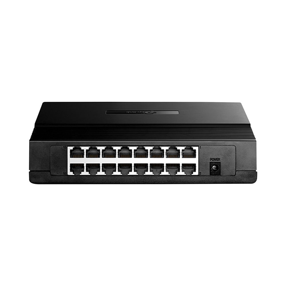 Switch no administrable de 16 puertos 10/100 Mbps para escritorio