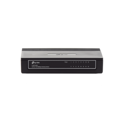 Switch no administrable de 16 puertos 10/100 Mbps para escritorio