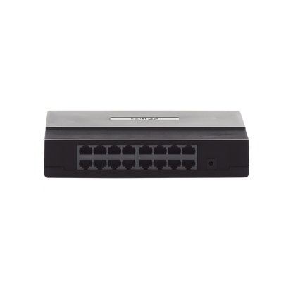 Switch no administrable de 16 puertos 10/100 Mbps para escritorio
