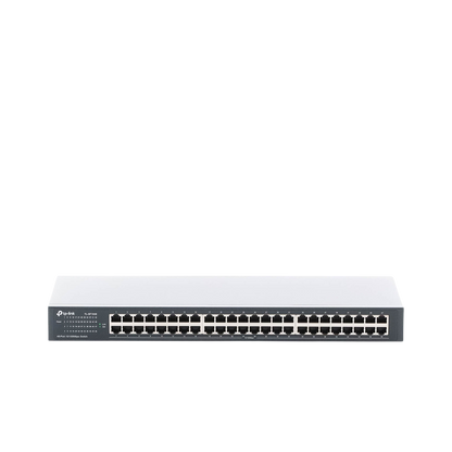 Switch no administrable de 48 puertos 10/100 Mbps para montaje en rack