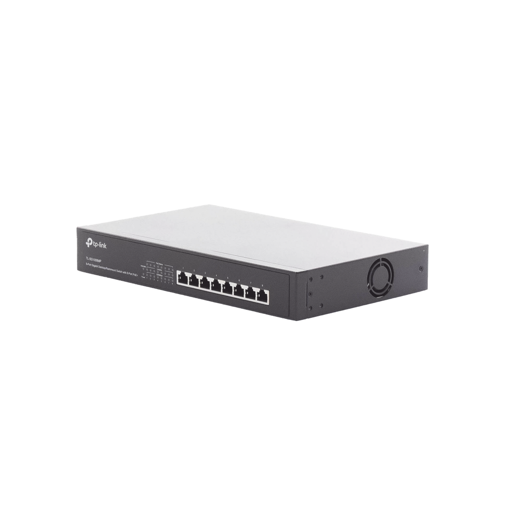 Switch Gigabit PoE+ no administrable de 8 puertos 10/100/1000 Mbps, para escritorio