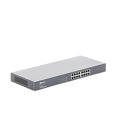 Switch Gigabit no administrable de 16 puertos 10/100/1000 Mbps para rack
