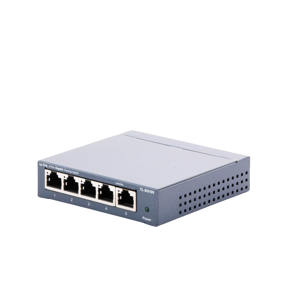 Switch Gigabit no administrable de 5 puertos 10/100/1000 Mbps