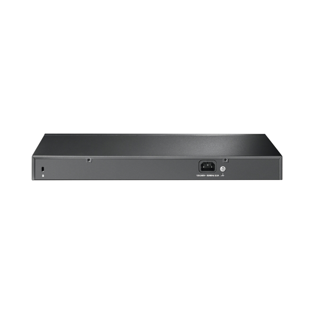 Switch JetStream de 16 puertos 10/100/1000Mbps y PoE af/at, 2 puertos SFP hasta 192W.