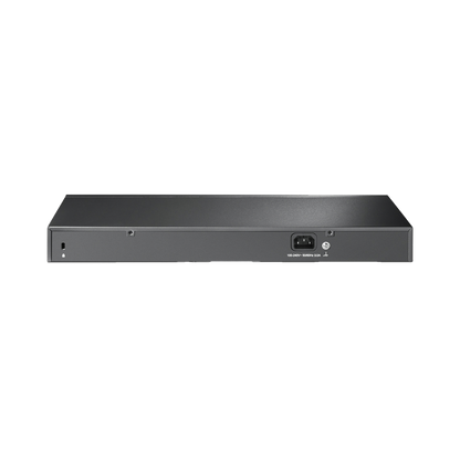 Switch PoE Administrable 24 puertos 10/100/1000 Mbps / 2 puertos SFP / 24 puertos PoE af/at / Presupuesto PoE 250W /