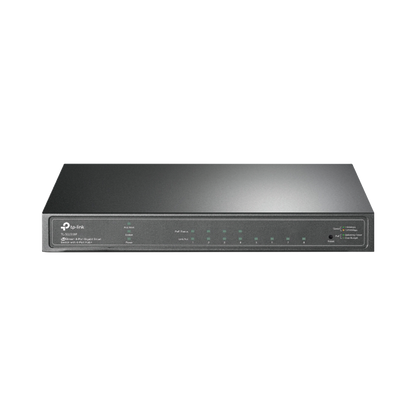 Switch Omada / 8 Puertos Gigabit  / 4 Puertos PoE+ 802.3at/af / Presupuesto PoE 62 W / 30 W por Puerto / Gestión Cloud Omada / L3 Static Routing / Sin Ventilador / Metal