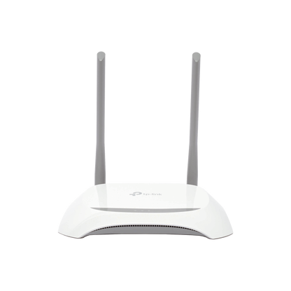 Router Inalámbrico WISP, 2.4 GHz, 300 Mbps, 2 antenas externas omnidireccional 5 dBi, 4 Puertos LAN 10/100 Mbps, 1 Puerto WAN 10/100 Mbps, control de ancho de banda