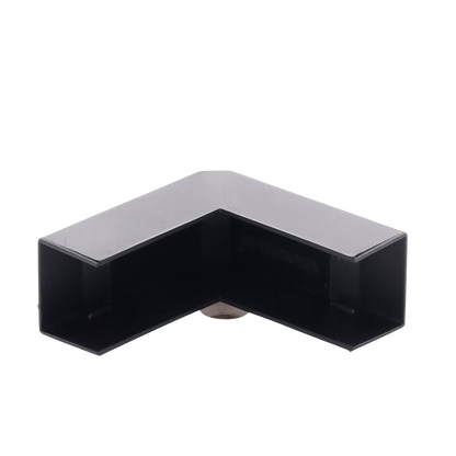 Esquinero Exterior Color Negro de PVC Auto Axtinguible, Para Canaleta TMK-1720-N-CC (5210-02003)