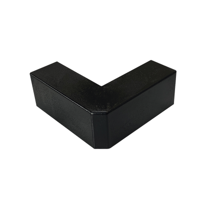 Esquinero Exterior Color Negro de PVC Auto Axtinguible, Para Canaleta TMK-1720-N-CC (5210-02003)