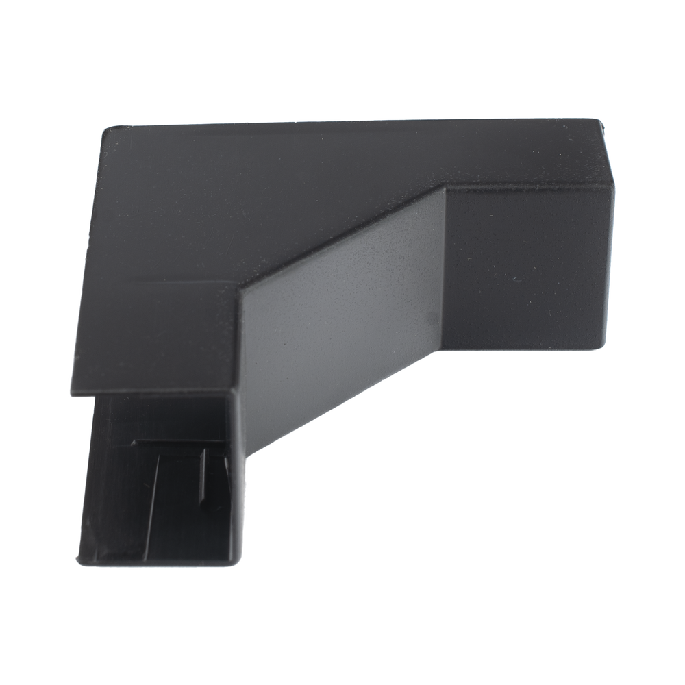Esquinero Interior Color Negro de PVC Auto Axtinguible, Para Canaleta TMK-1720-N-CC (5220-02003)