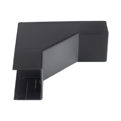Esquinero Interior Color Negro de PVC Auto Axtinguible, Para Canaleta TMK-1720-N-CC (5220-02003)