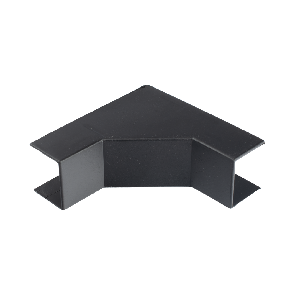 Esquinero Interior Color Negro de PVC Auto Axtinguible, Para Canaleta TMK-1720-N-CC (5220-02003)