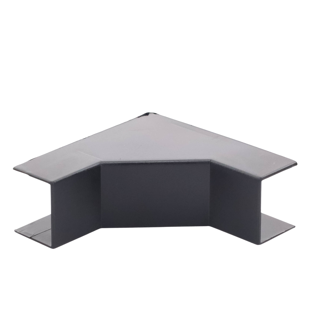 Esquinero Interior Color Negro de PVC Auto Axtinguible, Para Canaleta TMK-1720-N-CC (5220-02003)