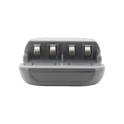 Cargador Rápido 2 Bahías / Baterías Ni-MH 9V / Cable USB Incluido / Adaptador de Corriente NO Incluido / Color Negro