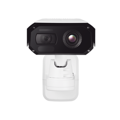 Camara IP Bi Espectral con lente visible resolucion 4K y lente termico con resolucion VGA