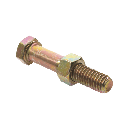 Paquete de 6 Tornillos Grado 5 con Tuercas Tropicalizadas de 3/8" x 2".