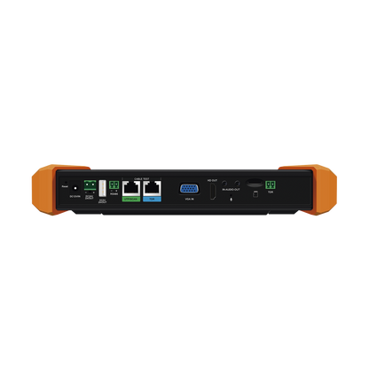 Tester Profesional Multifunción | Pantalla Táctil 7" | Láser Integrado | Cámara Integrada | Prueba IP/HD Coaxial | 4K/8K | H.265/H.265 | ONVIF | WiFi | Analizador de Cable | Medidor de Potencia Óptica y Red | TDR |