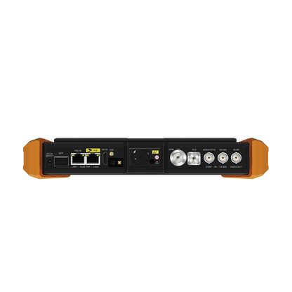 Tester Profesional Multifunción | Pantalla Táctil 7" | Láser Integrado | Cámara Integrada | Prueba IP/HD Coaxial | 4K/8K | H.265/H.265 | ONVIF | WiFi | Analizador de Cable | Medidor de Potencia Óptica y Red | TDR |