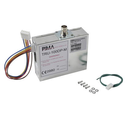 Comunicador Radio UHF para paneles de Alarma hasta 30Kms de Alcance. Frecuencia de 435 - 470 MHz. Compatible con Paneles de Alarma Serie Hunter e interfaces SAT9PID y SAT8. Potencia de 2.5W.