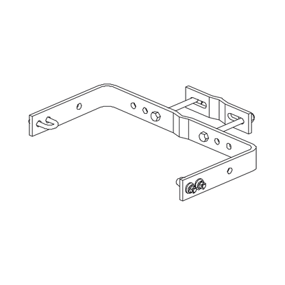 Escalera Exterma Sólida de 3 metros para Secciones 1 a 12 de Torres Super Titan (Incluye 3 Herrajes Sujetadores).