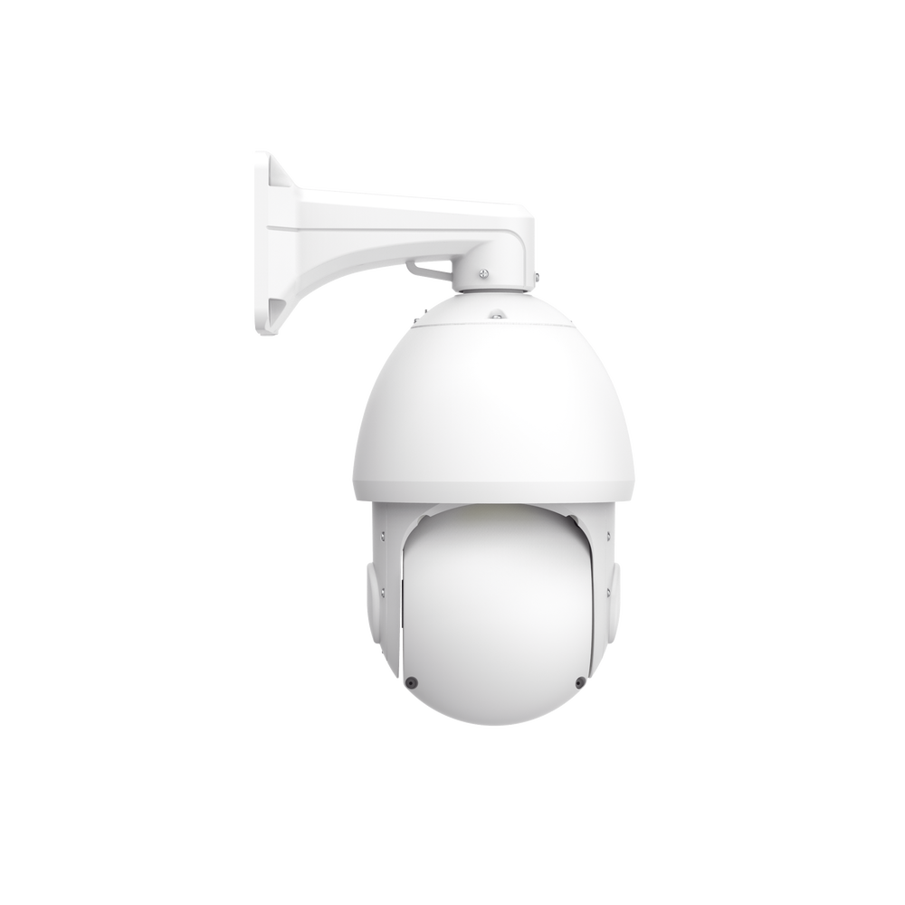 Cámara Domo de Velocidad de Tráfico Vial AI / 4 Megapíxeles / Sensores Starlight / Smart IR II / LPR y Reconocimiento de Placas / Analítica Avanzada / Smart Rain-Sensing Wiper / Resistente a Intemperie IP66 / Digital Zoom 16X