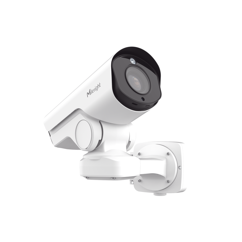 Cámara Bullet PTZ para Tráfico / Starlight Sensor / Smart IR II / 4K @30fps / Zoom Óptico 12X / IP66 / ANPR / Audio Bidireccional / PoE+ o DC 12V