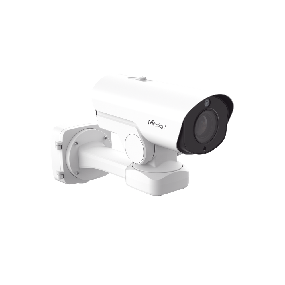 Cámara Bullet PTZ para Tráfico / Starlight Sensor / Smart IR II / 4K @30fps / Zoom Óptico 12X / IP66 / ANPR / Audio Bidireccional / PoE+ o DC 12V
