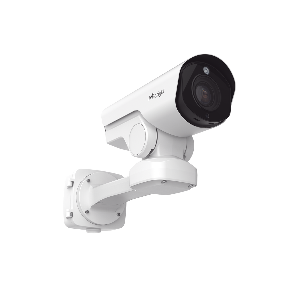 Cámara Bullet PTZ para Tráfico / Starlight Sensor / Smart IR II / 4K @30fps / Zoom Óptico 12X / IP66 / ANPR / Audio Bidireccional / PoE+ o DC 12V