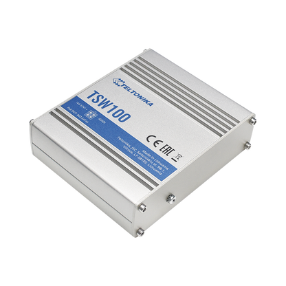 Switch Industrial No-Administrable 5 puertos Gigabit, PoE en 4 puertos 802.3af/at (120W)