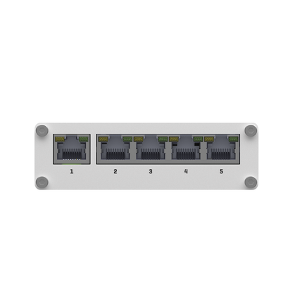 Switch Industrial No-Administrable 5 puertos Gigabit