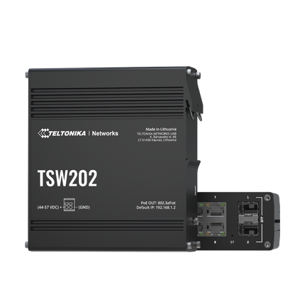 Switch Industrial Administrable L2, 8 puertos PoE 802.3af/at, Soporta Profinet