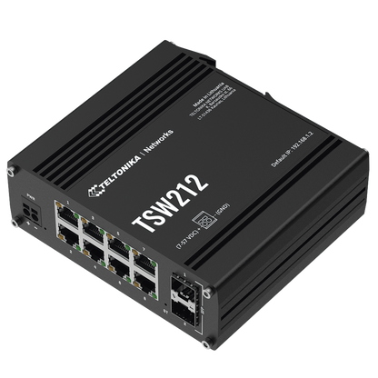 Switch Industrial Administrable L2, 8 puertos GE + 2 SFP, Soporta Profinet