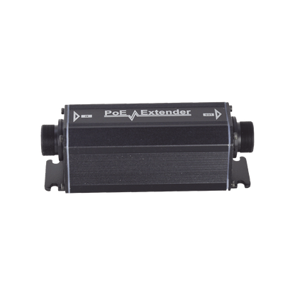 Extensor PoE / 100 Metros / Intemperie (IP66) /  60 Watts / 1 Puerto de Entrada  / 1 Puerto de Salida PoE / No requiere alimentación.