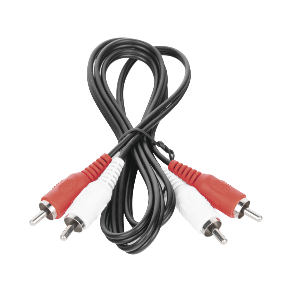 Cable RCA Macho a Macho de 1 Metro (3.28 Pies) de Longitud, para Aplicaciones de Audio y Video Optimizado para HD