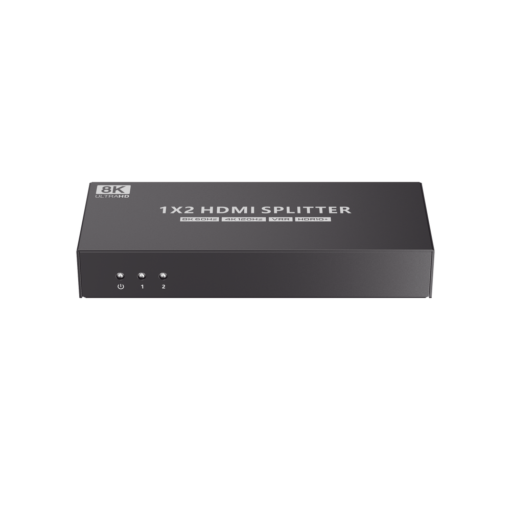 Splitter HDMI 1x2 | Velocidad de trasmisión 48 Gbps| Resolución 8k | Salida de audio| HDCP 2.3