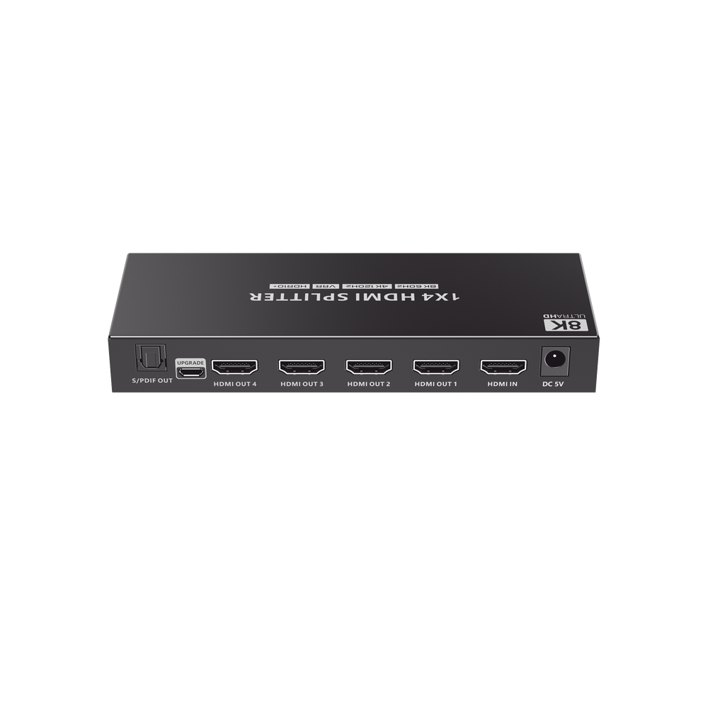 Splitter HDMI 1X4 | Velocidad de trasmisión 48 Gbps| Resolución 8K | Salida de audio| HDCP 2.3