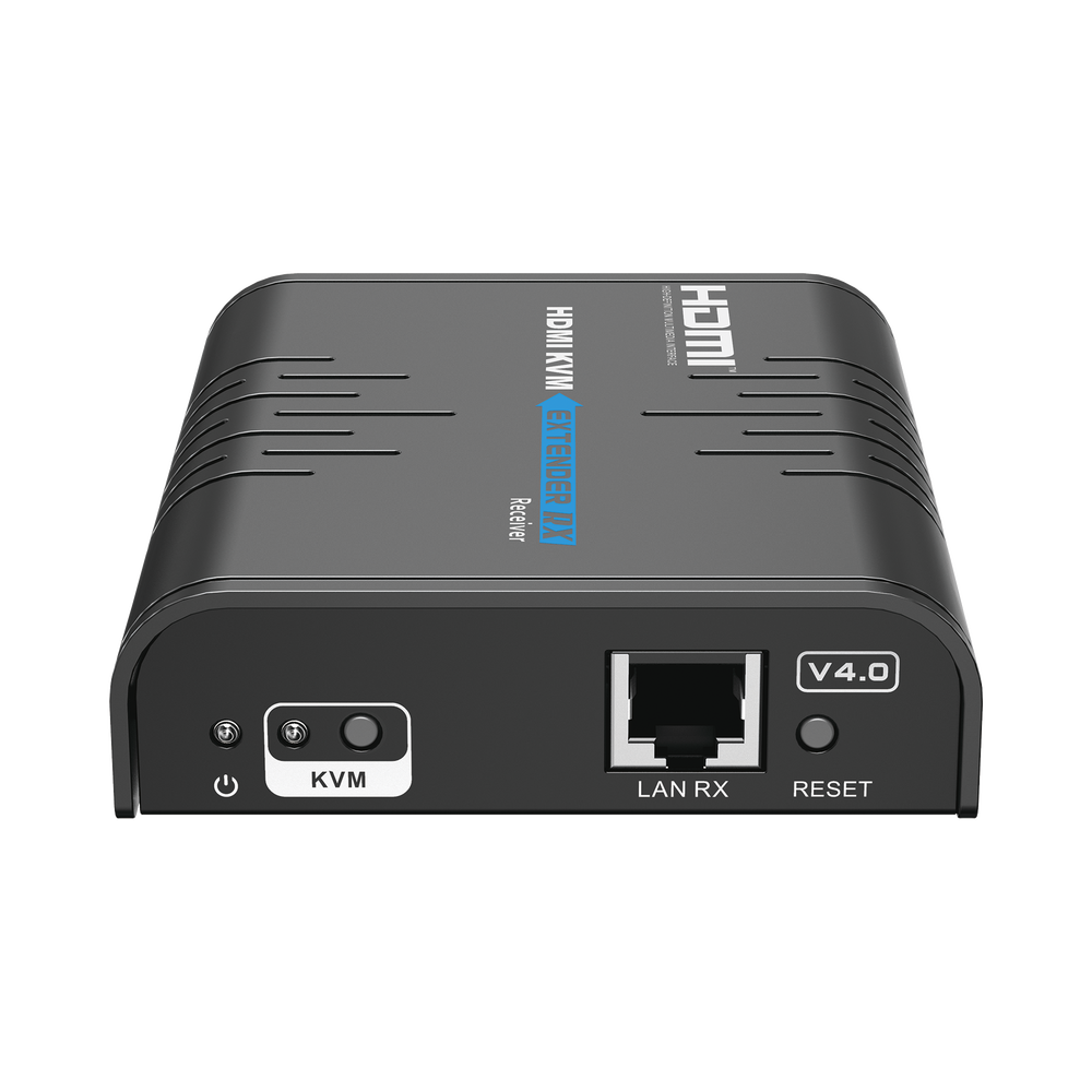 Receptor Compatible para Kits TT373KVM4.0 | Resolución 1080P @ 60 Hz | Soporta STP y UTP CAT6 | Control IR | Compatible con Switch Gigabit para control KVM múltiple.
