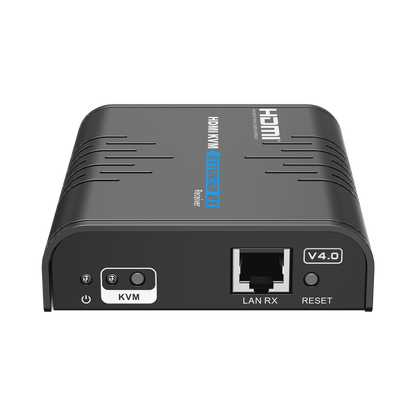 Receptor Compatible para Kits TT373KVM4.0 | Resolución 1080P @ 60 Hz | Soporta STP y UTP CAT6 | Control IR | Compatible con Switch Gigabit para control KVM múltiple.