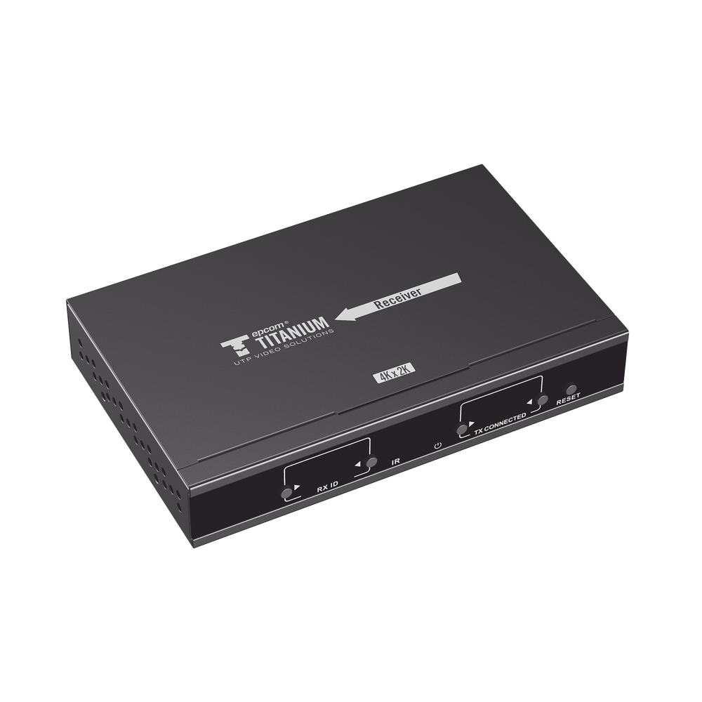 Receptor Compatible para Kit Matricial TT-683-MATRIX-4.0 | Resolución 4K@30Hz | Cat6 | Control IR | Compatible con Switch IGMP (Solo para transmisor versión 4.0).