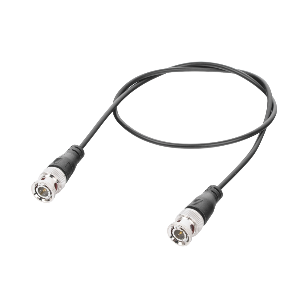 Cable Coaxial Armado con Conector BNC (Video) / Longitud de 0.6 Metros (1.97 Pies) / Optimizado para Cámaras 4K / Uso en Interior