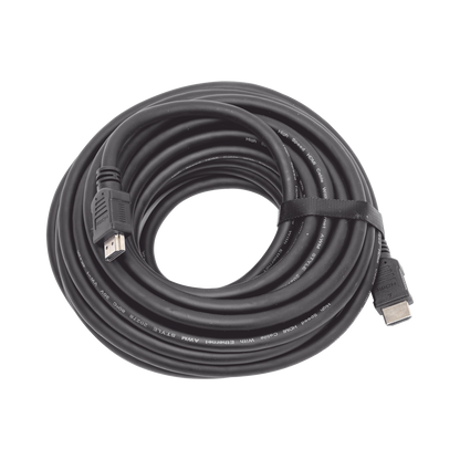 Cable HDMI de 10 Metros (32.81 pies) (High Speed) / Resolución 4K / Soporta Canal de Retorno de Audio (ARC) / Soporta 3D / Blindado para Reducir Interferencia / Chapado en Oro / Alta Resistencia y Durabilidad